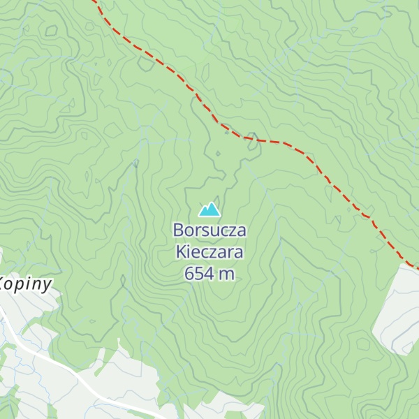 Map of Borsucza Kieczara