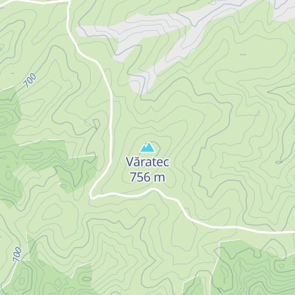 Map of Văratec