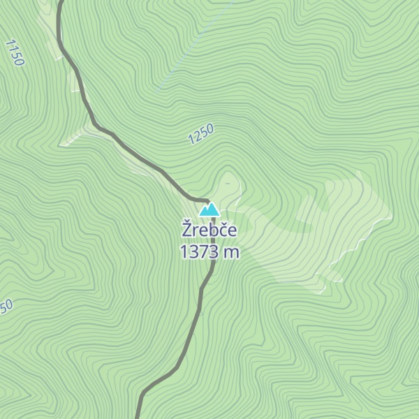 Map of Žrebče