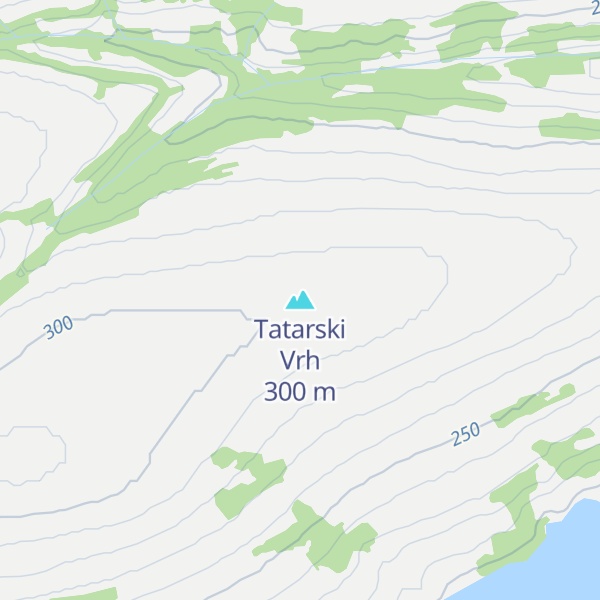 Map of Tatarski Vrh