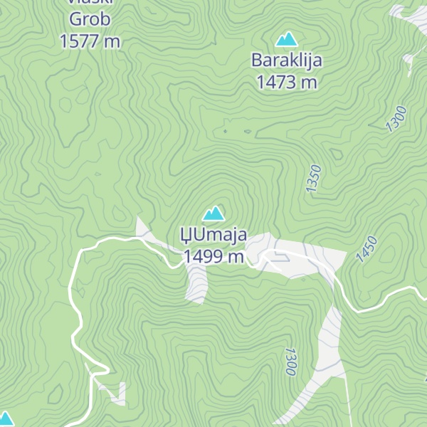 Map of ЏUmaјa