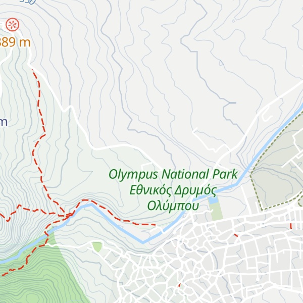 Map of Olympus National Park Information Center