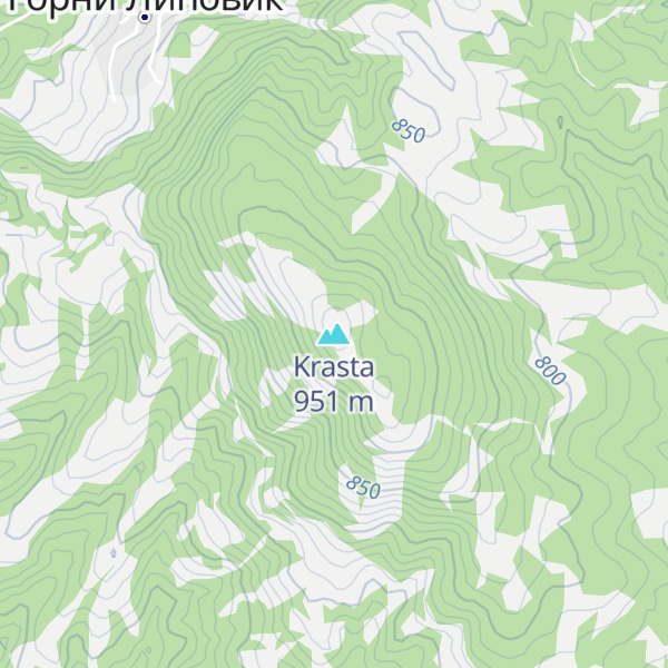 Map of Krasta