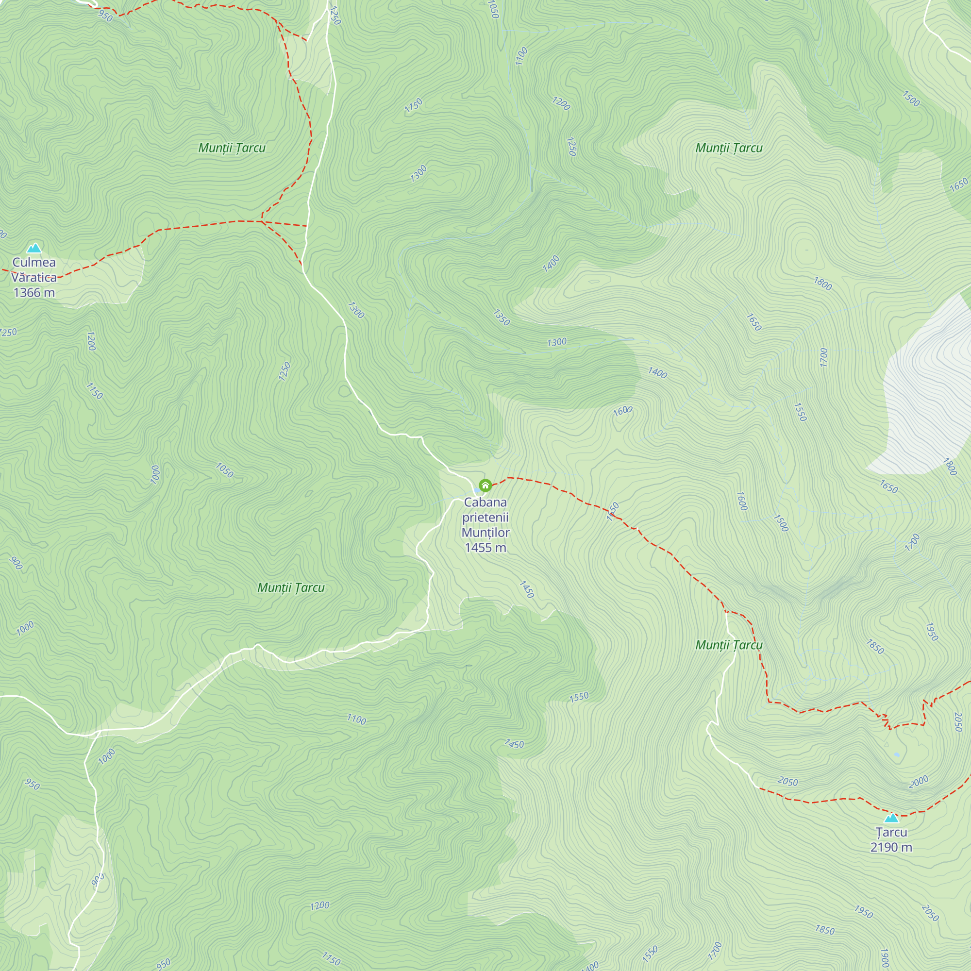 Cabana prietenii Munților map
