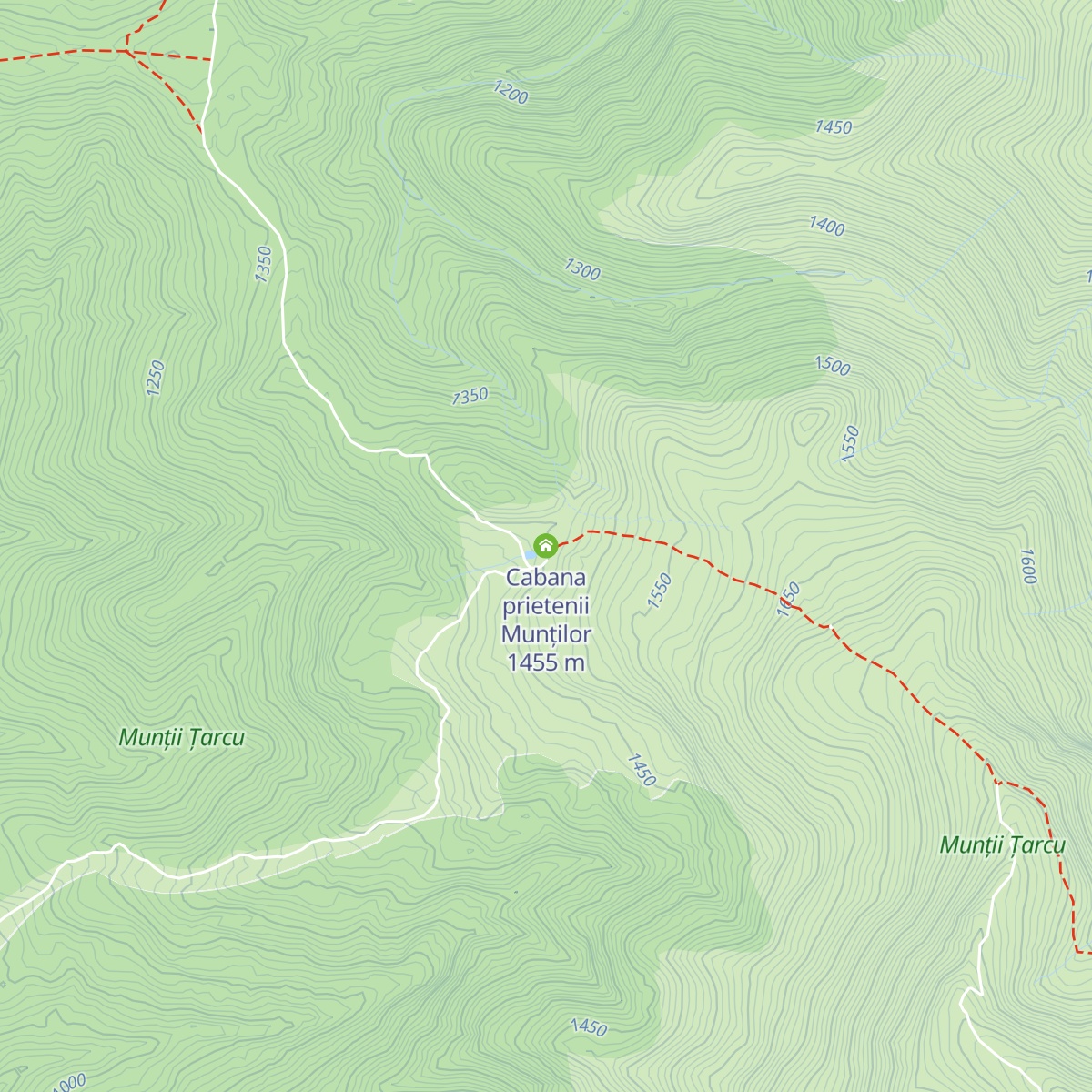 Cabana prietenii Munților map