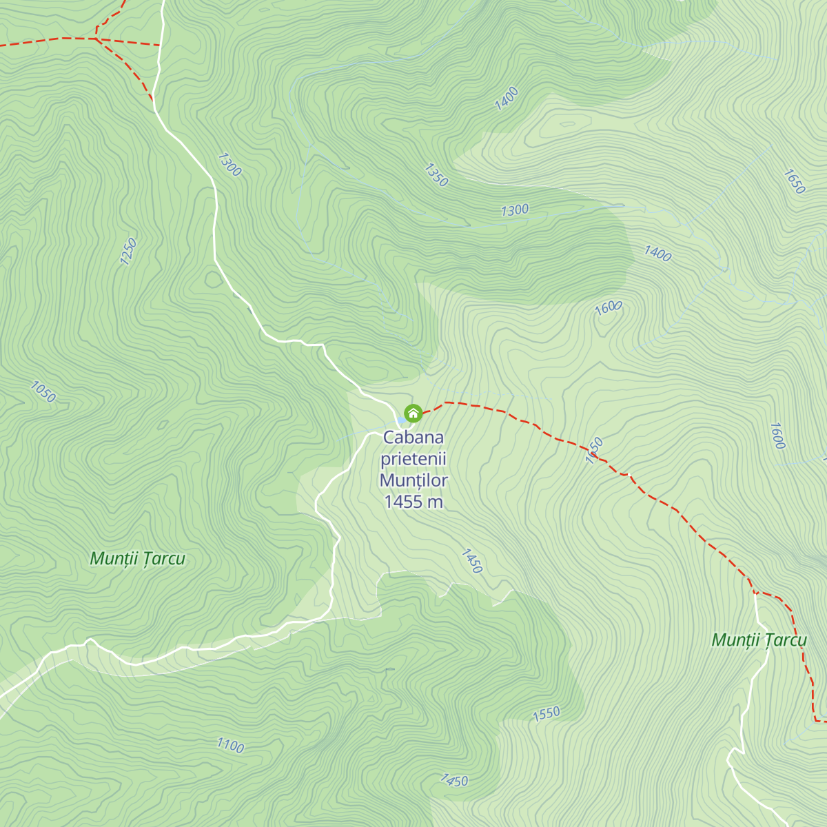 Cabana prietenii Munților map