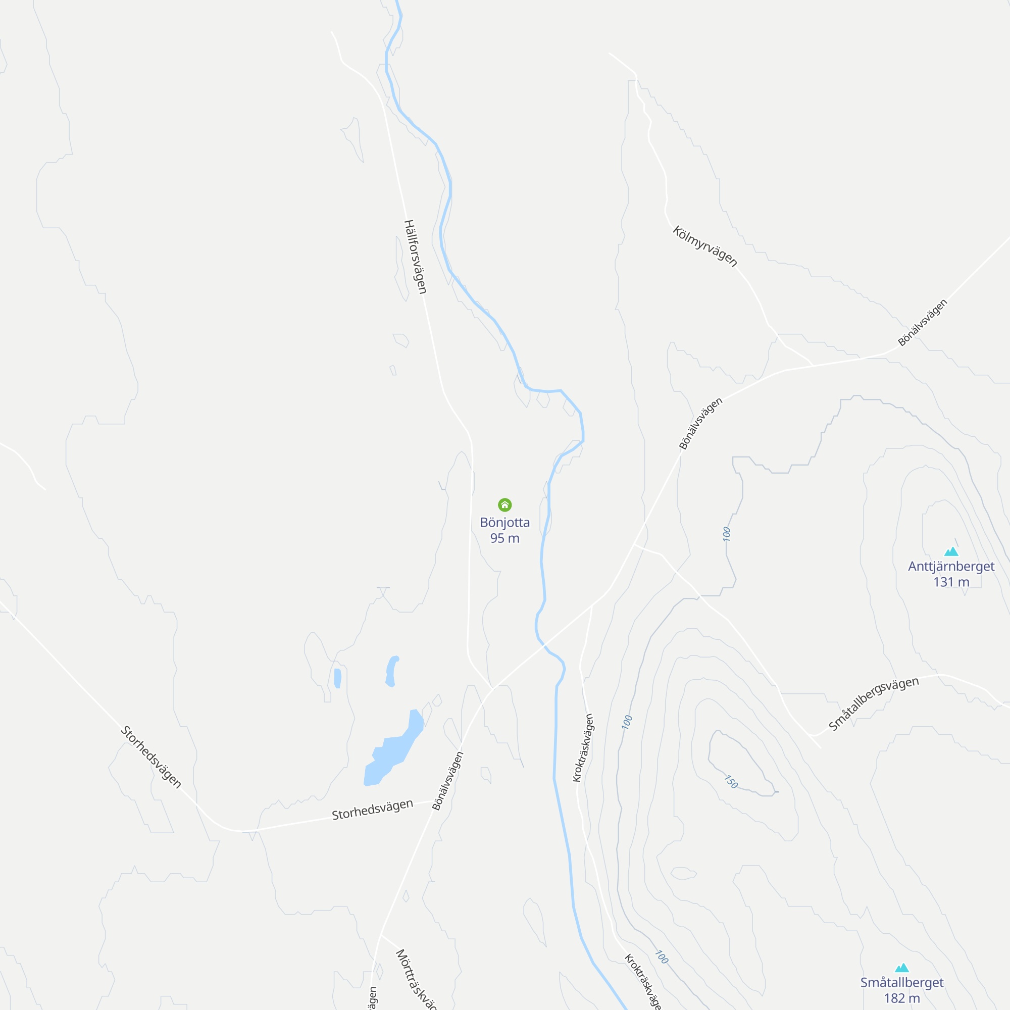 Bönjotta map