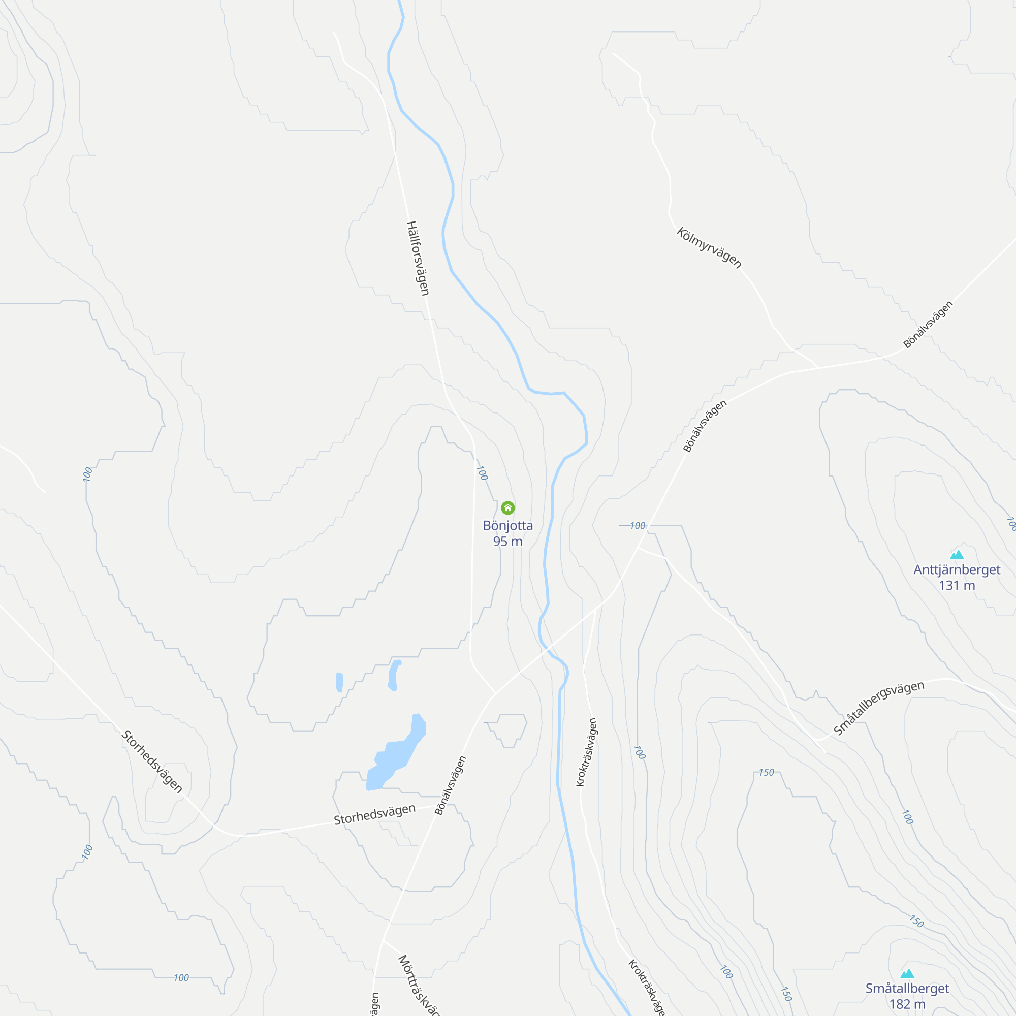 Bönjotta map