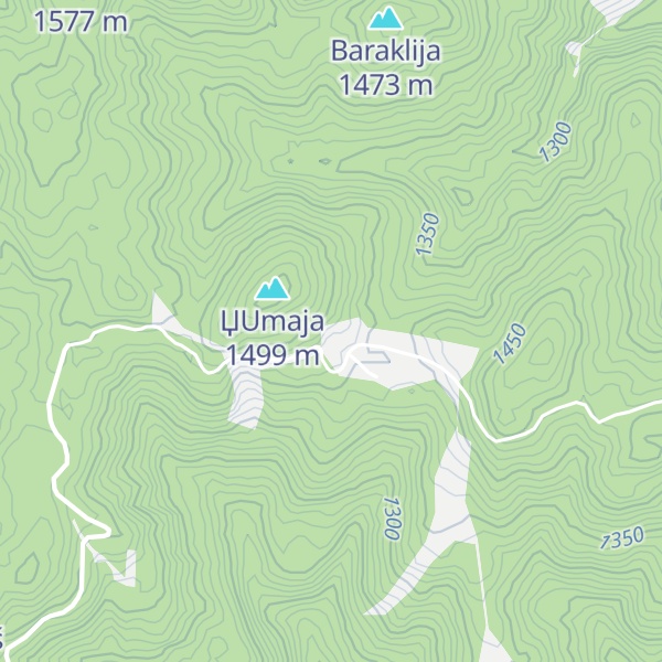 Map of ЏUmaјa