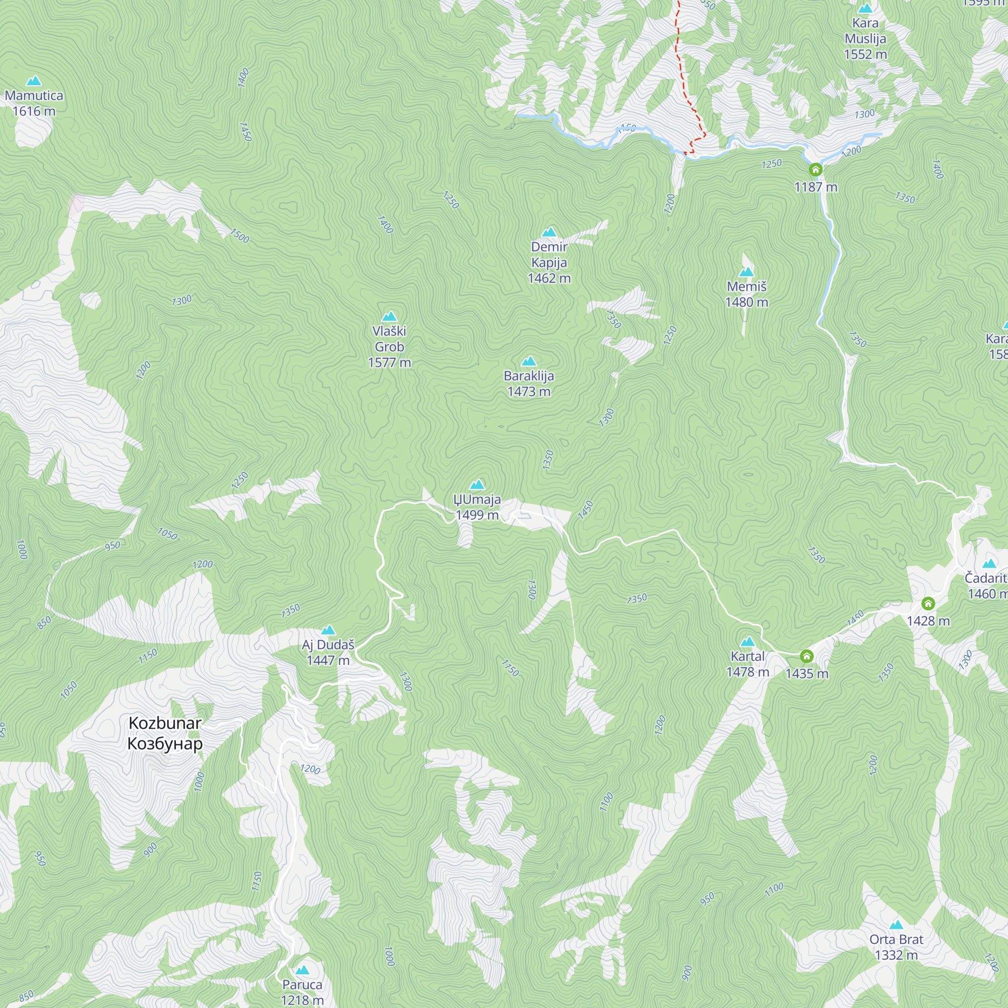 ЏUmaјa map