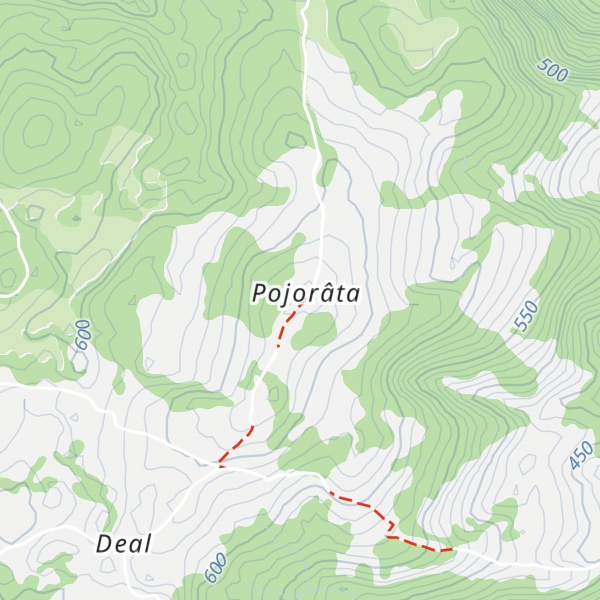 Map of Dealu Popii