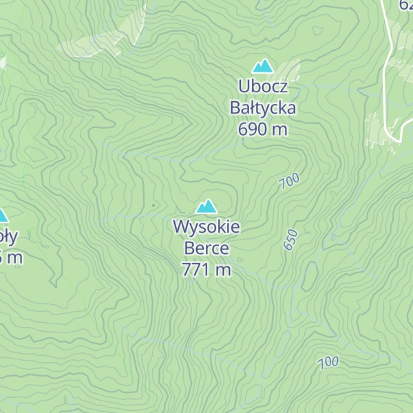 Map of Wysokie Berce