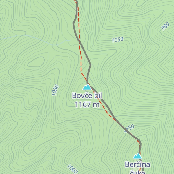 Map of Bovče bil