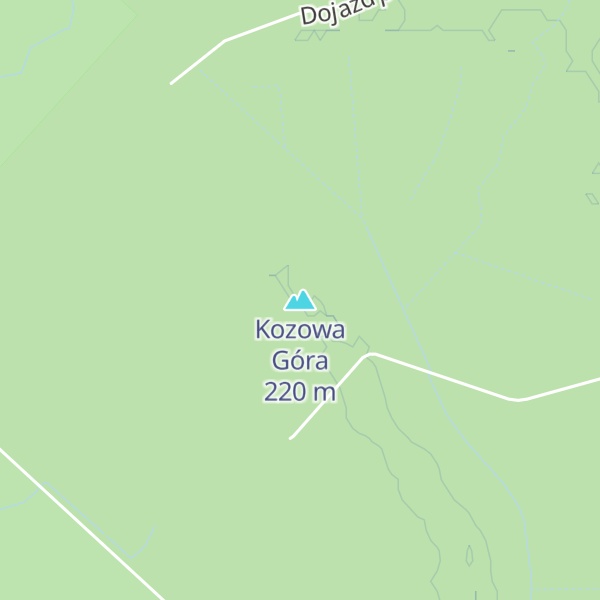 Map of Kozowa Góra