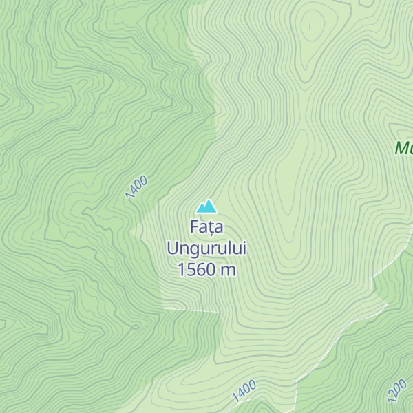 Map of Fața Ungurului