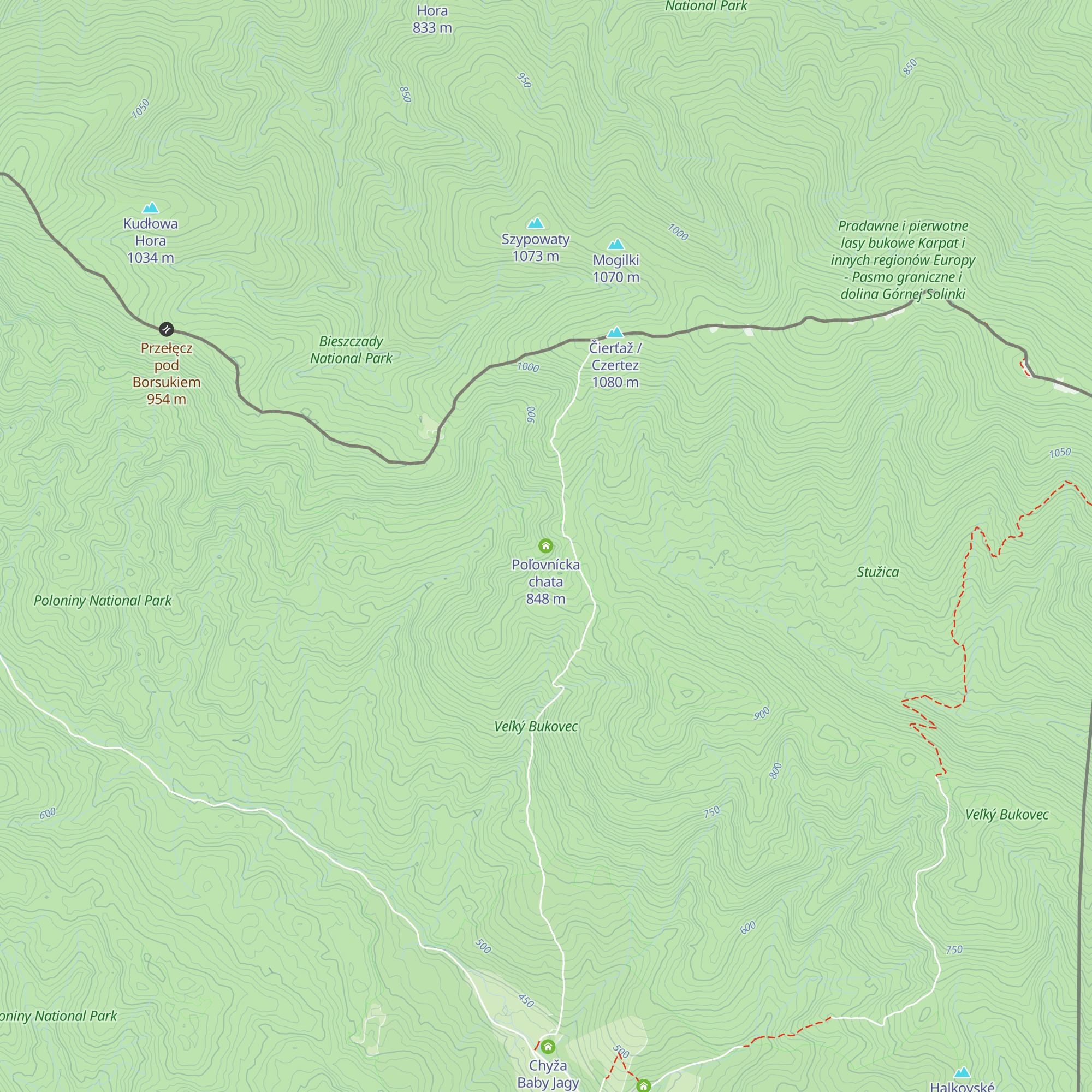Poľovnícka chata map