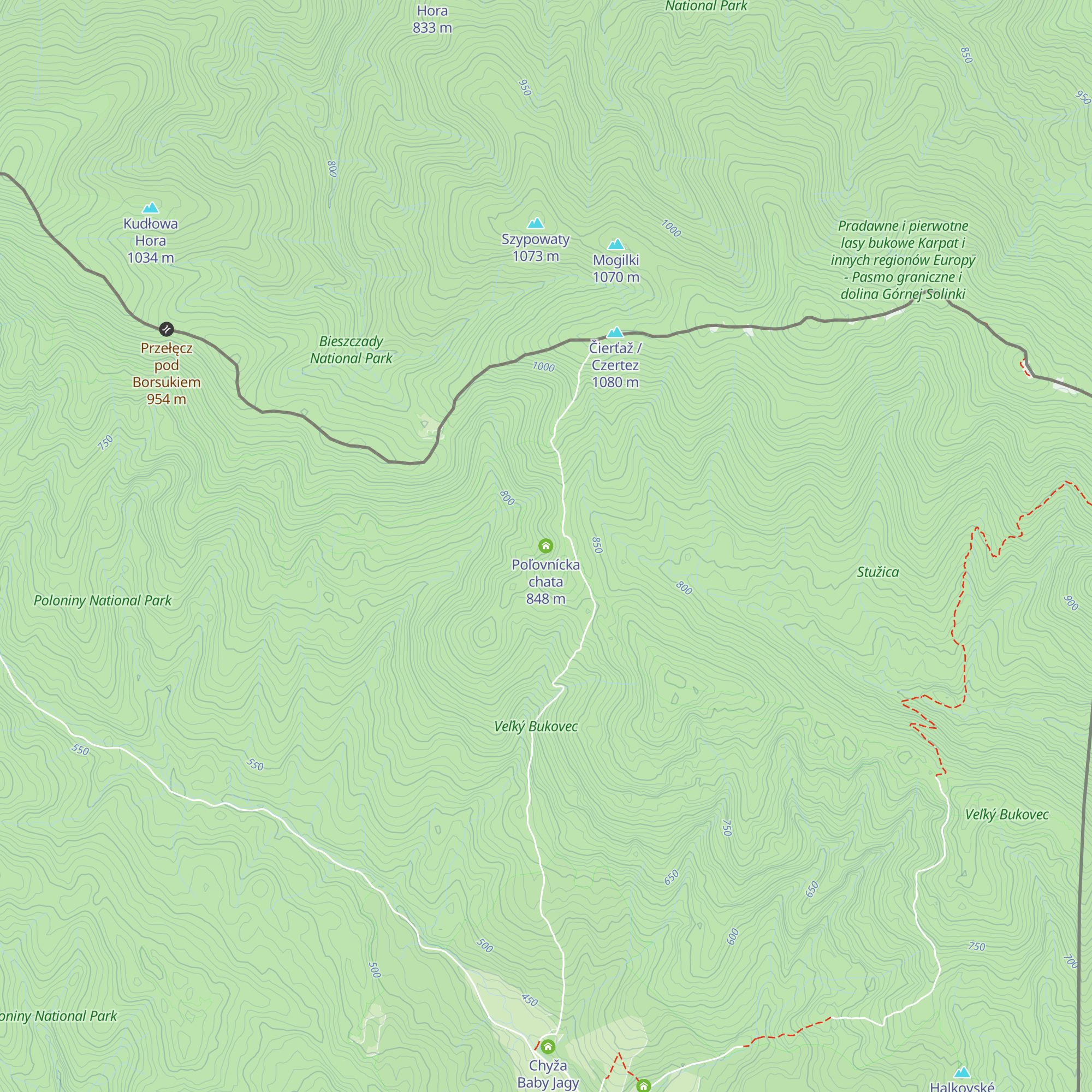 Poľovnícka chata map