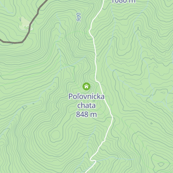 Map of Poľovnícka chata