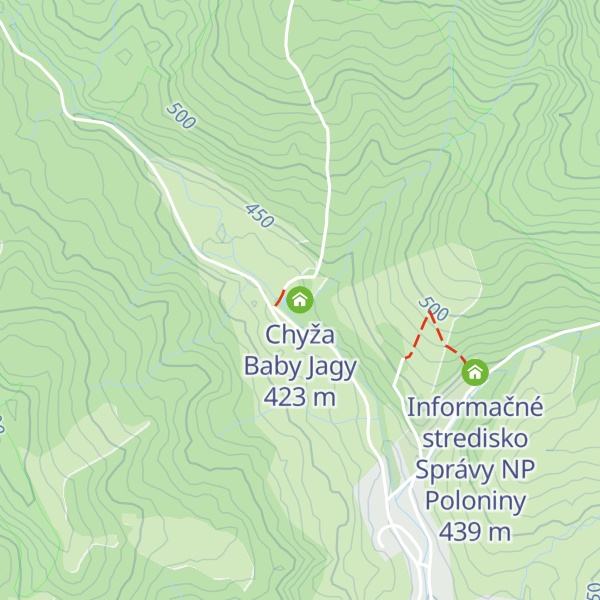 Map of Chyža Baby Jagy