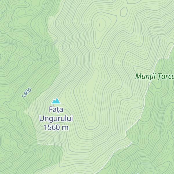 Map of Zănoaga