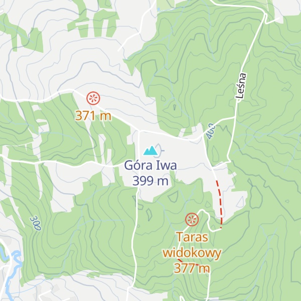 Map of Góra Iwa