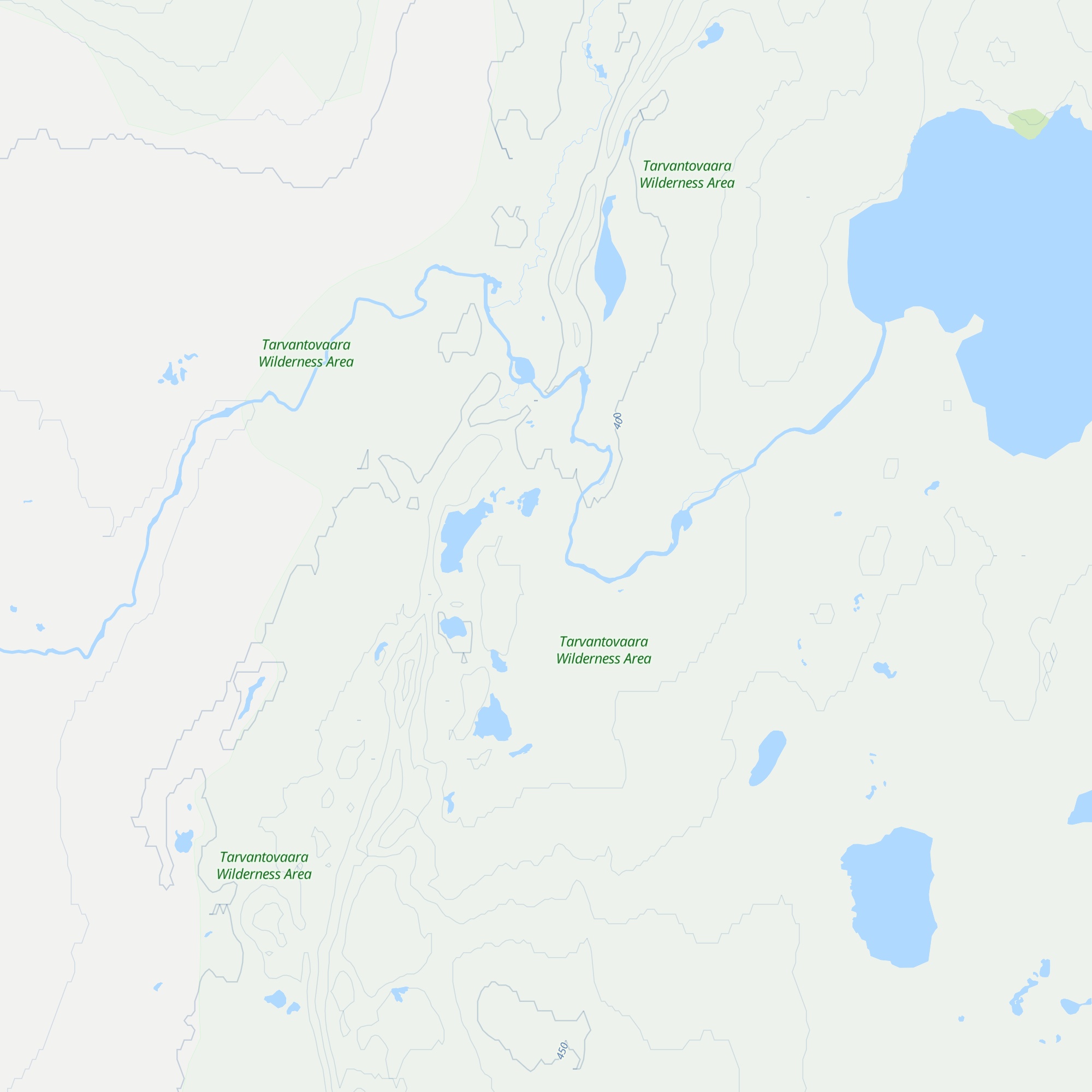 Syväjärvi autiotupa map