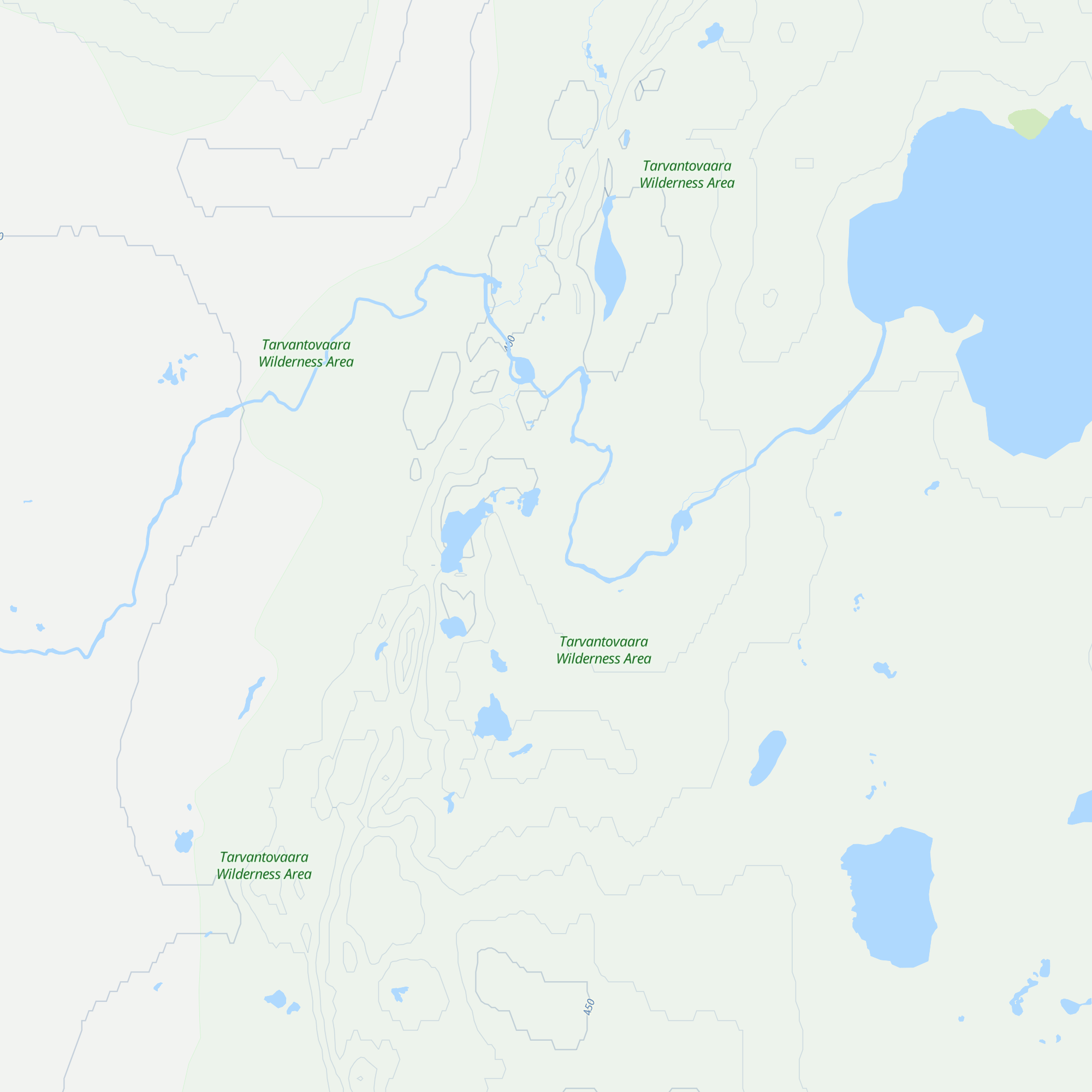Syväjärvi autiotupa map