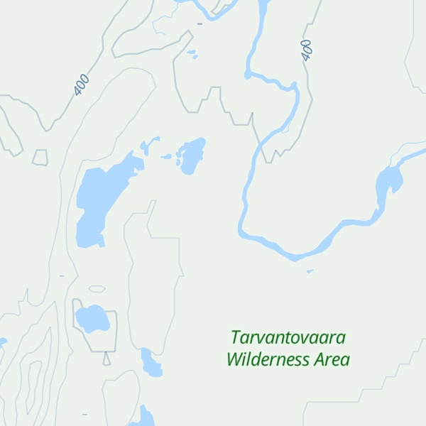 Map of Syväjärvi autiotupa