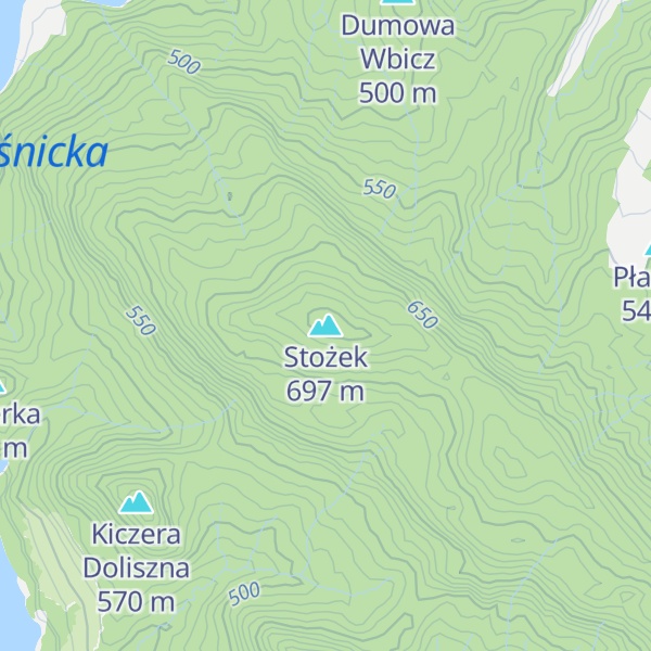 Map of Stożek