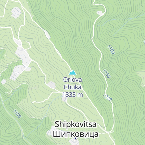 Map of Orlova Chuka