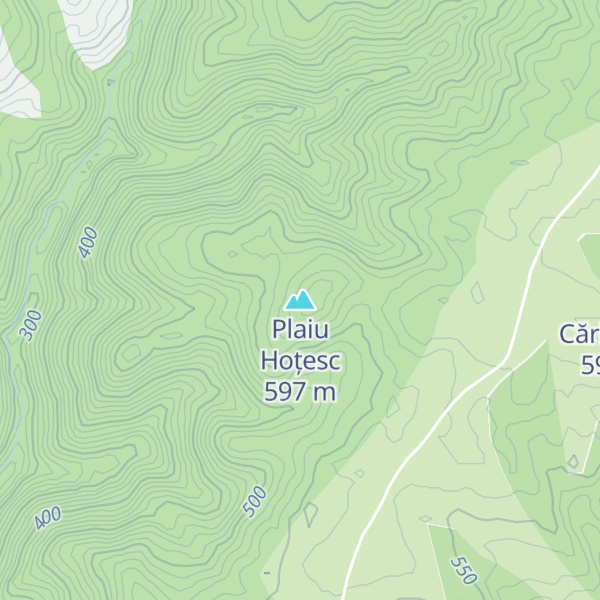 Map of Plaiu Hoțesc
