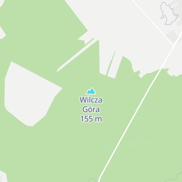 Map of Wilcza Góra