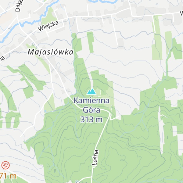 Map of Kamienna Góra