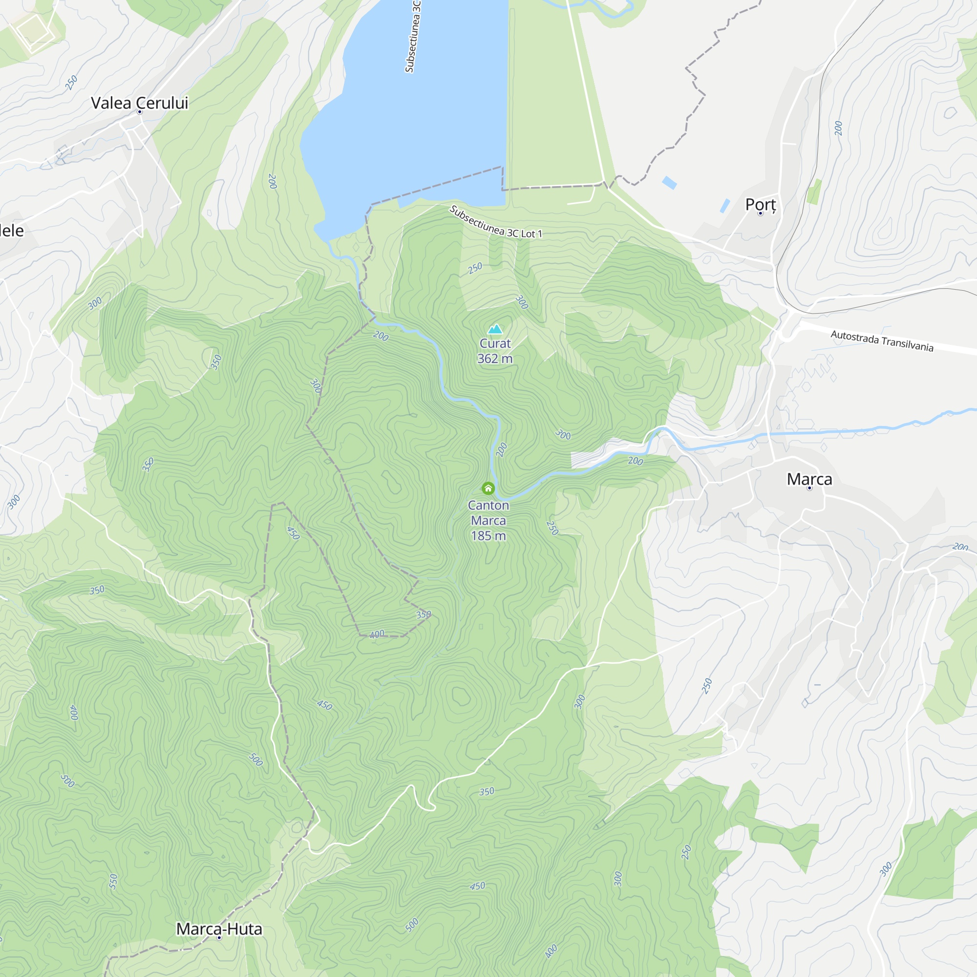 Canton Marca map