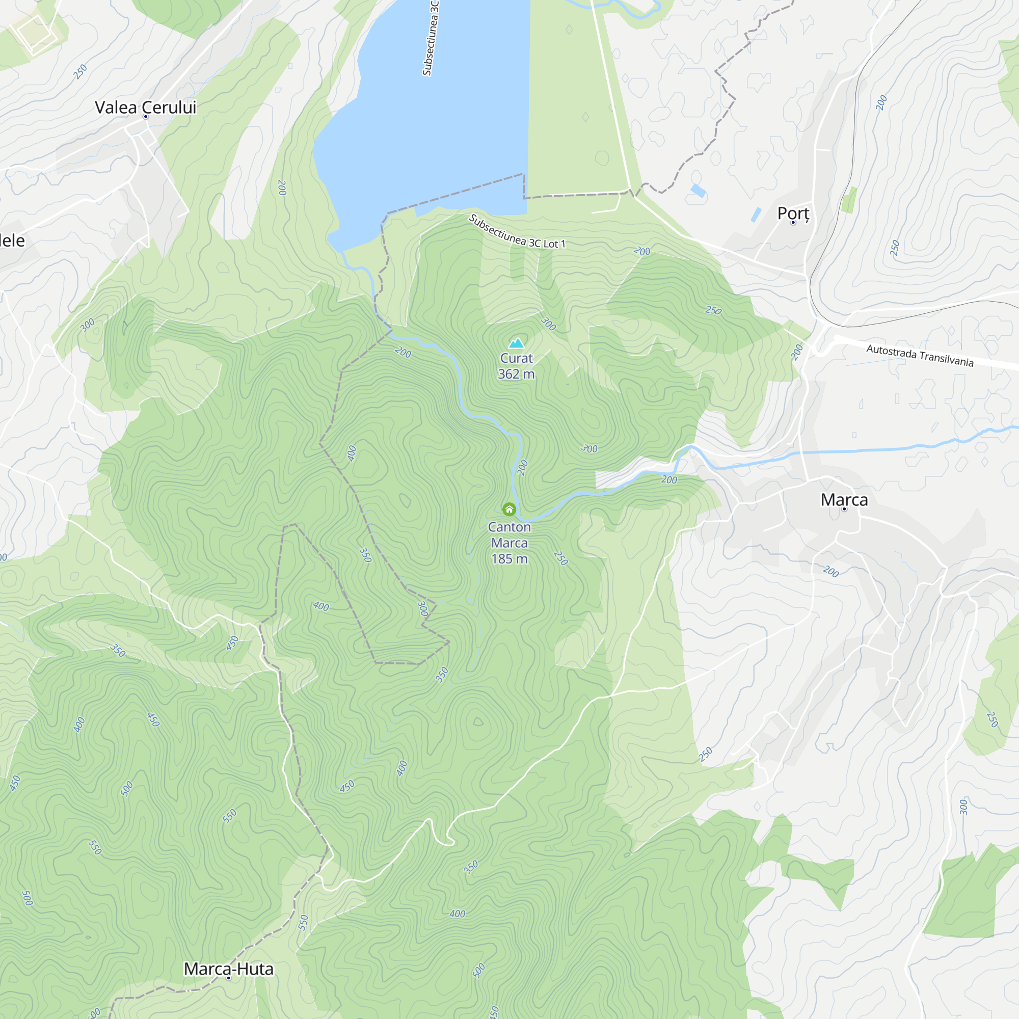 Canton Marca map