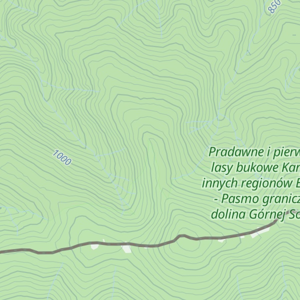Map of Wierch Zyzów