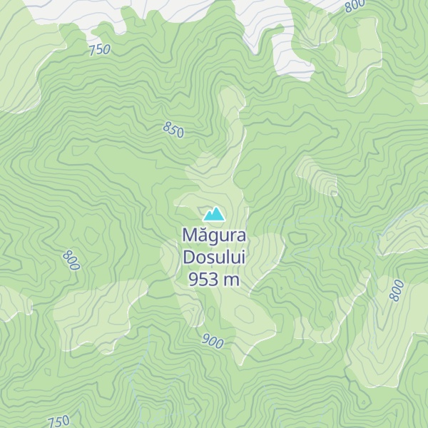 Map of Măgura Dosului