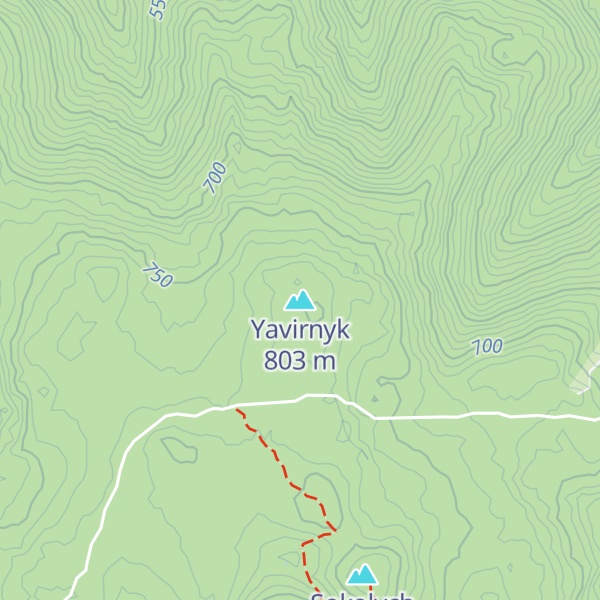Map of Yavirnyk