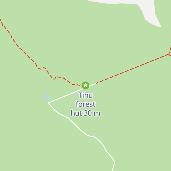 Map of Tihu forest hut