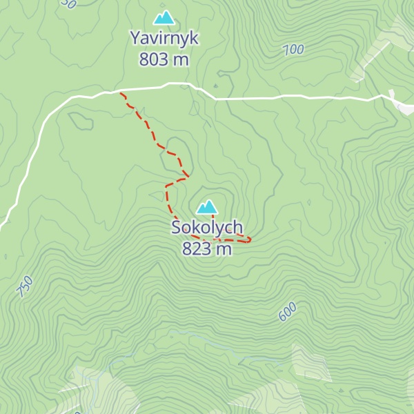 Map of Sokolych