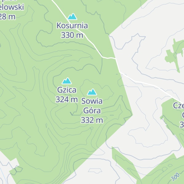 Map of Sowia Góra