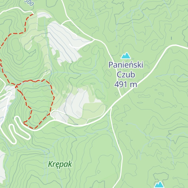 Map of Krępak