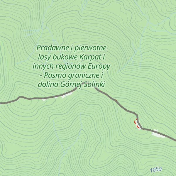 Map of Wierch Muchów