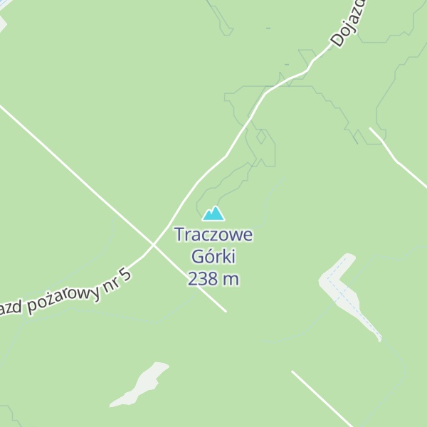Map of Traczowe Górki