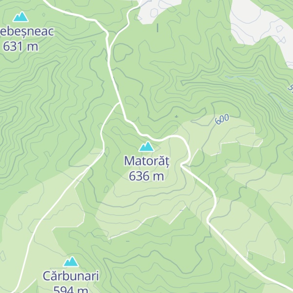 Map of Matorăț