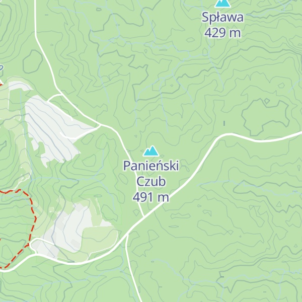 Map of Panieński Czub