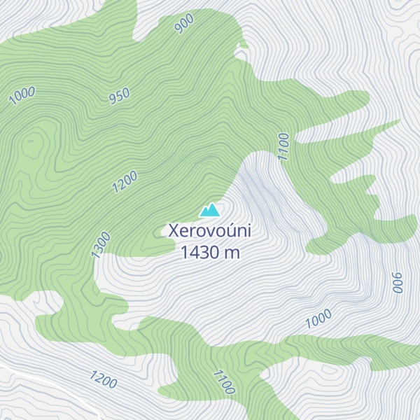 Map of Xerovoúni
