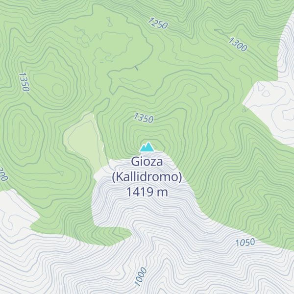 Map of Gioza (Kallidromo)