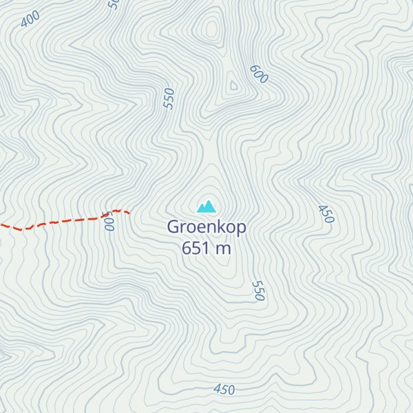 Map of Groenkop