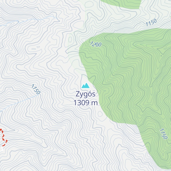 Map of Zygós
